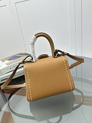 Delvaux Brillant Mini Whole-Grain Leather Brown 20x12x15cm - 3