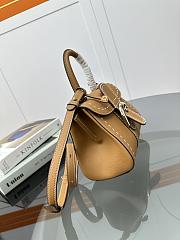 Delvaux Brillant Mini Whole-Grain Leather Brown 20x12x15cm - 2