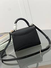 Moynat Black Gabrielle BB Silver Hardware 22x16x8.5cm - 4