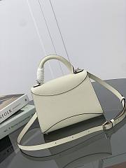 Moynat White Gabrielle BB Silver Hardware 22x16x8.5cm - 3