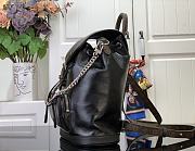 Louis Vuitton LV Montsouris PM Backpack Black 28x30x18cm - 5