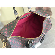 Louis Vuitton LV Keepall Monogram 45 Black Pink 45x27x20cm - 6