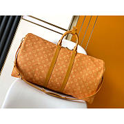 Louis Vuitton LV Keepall Bandouliere Monogram 55 Ocre 55x27x20cm - 1