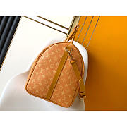 Louis Vuitton LV Keepall Bandouliere Monogram 55 Ocre 55x27x20cm - 5