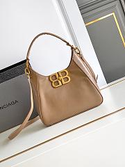 Balenciaga BB Soft Hobo Bag Small Model Beige 20x20.5x6.8cm - 1