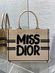 Dior Medium Book Tote Beige Black Miss Dior 36 x 27.5 x 16.5 cm - 1