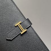 Hermes Bearn Verso Wallet Black Gold 17.5x9.5x2.5cm - 2