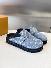 Louis Vuitton LV Denim Clog Slides - 1