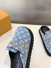 Louis Vuitton LV Denim Clog Slides - 4