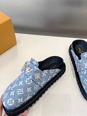 Louis Vuitton LV Denim Clog Slides - 3