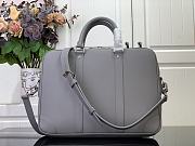 Louis Vuitton LV Porte Documents Voyage PM Handbag Grey 36.5x27.5x6cm - 6