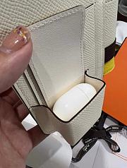 Hermes Phone Case Crossbody Bag Epsom White 3.5W x 6.5H x 1D - 5