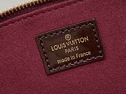 Louis Vuitton LV Nano Alma Bag Bordeaux Red 18 x 12 x 8 cm  - 2