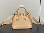 Louis Vuitton LV Nano Alma Bag Beige 18 x 12 x 8 cm - 1