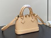 Louis Vuitton LV Nano Alma Bag Beige 18 x 12 x 8 cm - 5