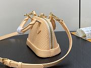 Louis Vuitton LV Nano Alma Bag Beige 18 x 12 x 8 cm - 3