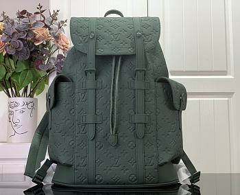 Louis Vuitton LV Christopher Backpack Forest Green 44x38x12.5cm