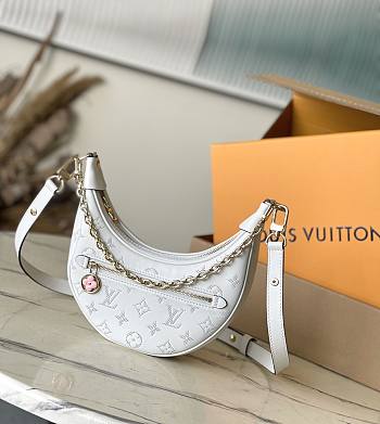 Louis Vuitton LV Loop Bag White 23x13x6cm