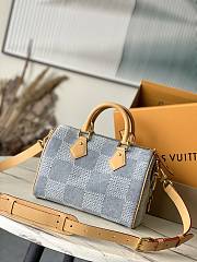 Louis Vuitton LV Speedy 25 Denim 25x15x19cm - 6