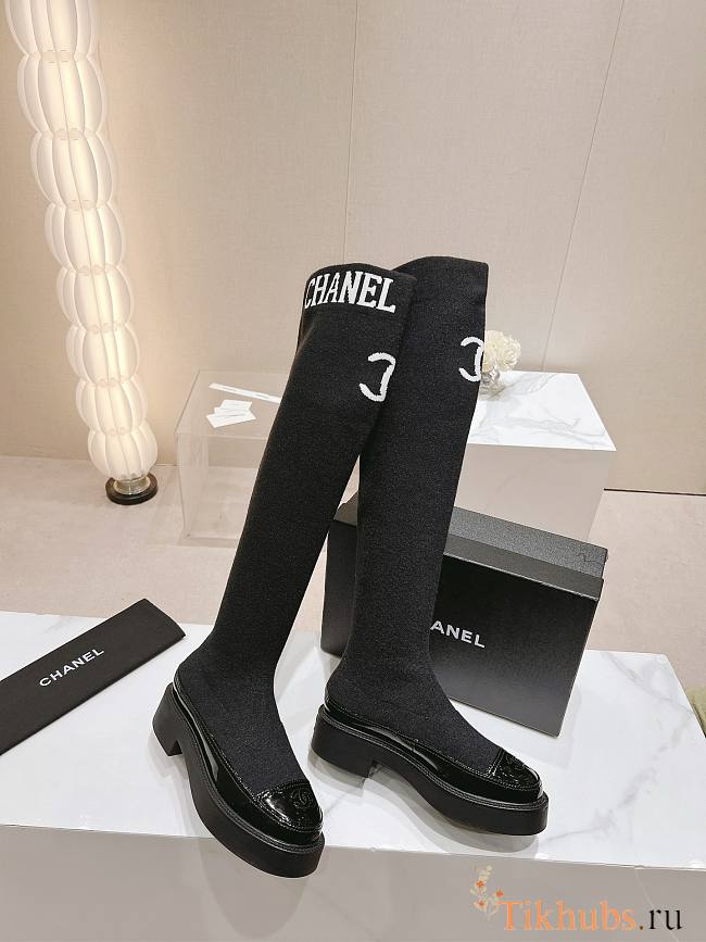 Chanel Black Boots 06 - 1