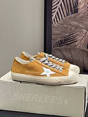 Golden Goose V-Star LTD Camel Suede Sneaker - 1