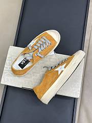 Golden Goose V-Star LTD Camel Suede Sneaker - 4