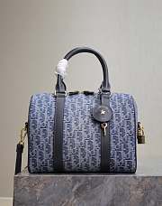 Dior Groove 25 Bag Blue Denim Oblique Jacquard 25 x 19 x 16 cm - 1