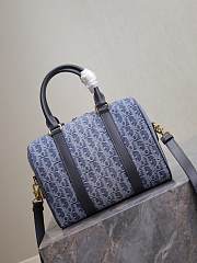 Dior Groove 25 Bag Blue Denim Oblique Jacquard 25 x 19 x 16 cm - 3