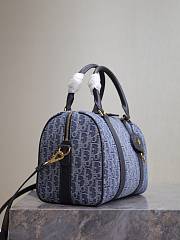 Dior Groove 25 Bag Blue Denim Oblique Jacquard 25 x 19 x 16 cm - 2