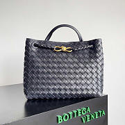 Bottega Veneta Medium Andiamo Dark Blue Bag 32x24x12cm - 1