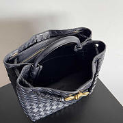 Bottega Veneta Medium Andiamo Dark Blue Bag 32x24x12cm - 6