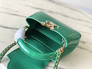 Louis Vuitton Mini Capucines Green Crocodile 21cm - 6