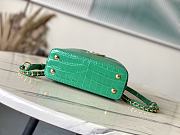 Louis Vuitton Mini Capucines Green Crocodile 21cm - 4