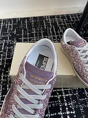 Golden Goose Purple Super-star Glittered Sneakers - 2