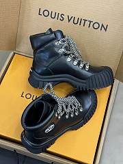 Louis Vuitton LV Ruby Flat Military Boots Black - 5