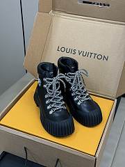 Louis Vuitton LV Ruby Flat Military Boots Black - 4