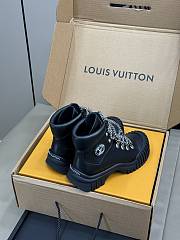 Louis Vuitton LV Ruby Flat Military Boots Black - 3