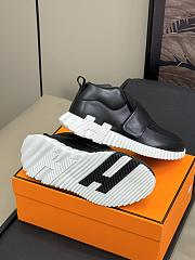 Hermes H Sneaker Black - 4