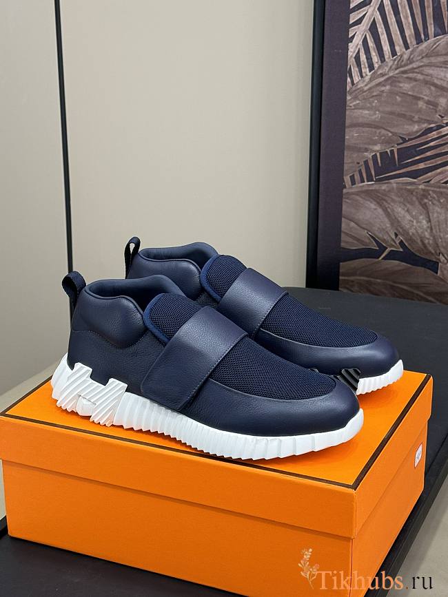 Hermes H Sneaker Blue - 1