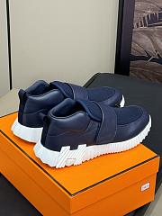 Hermes H Sneaker Blue - 4