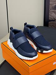 Hermes H Sneaker Blue - 2