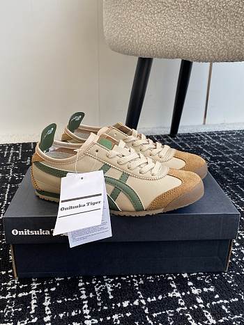 Onitsuka Tiger Mexico 66 Beige Grass Green Sneaker