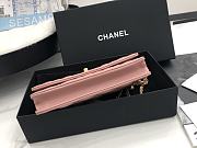 Chanel Wallet Chain Woc Pink Gold Lambskin 19cm - 6