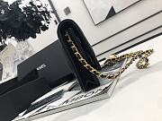 Chanel Wallet Chain Woc Black Gold Lambskin 19cm - 3