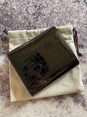 Hermes Constance Crocodile Wallet Black 12cm - 2