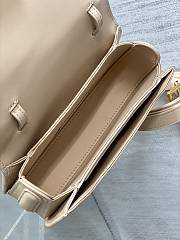 Dior Small 30 Montaigne Top Handle Bag Beige Calfskin 19 x 9 x 8 cm - 2