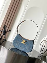 Celine Tilly Bag Denim Blue 22x13.5x4cm - 1