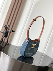 Celine Tilly Bag Denim Blue 22x13.5x4cm - 3