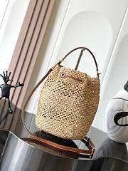 Celine Clara Bag Raffia Natural 23x25x20cm - 6