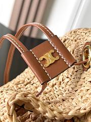 Celine Clara Bag Raffia Natural 23x25x20cm - 2